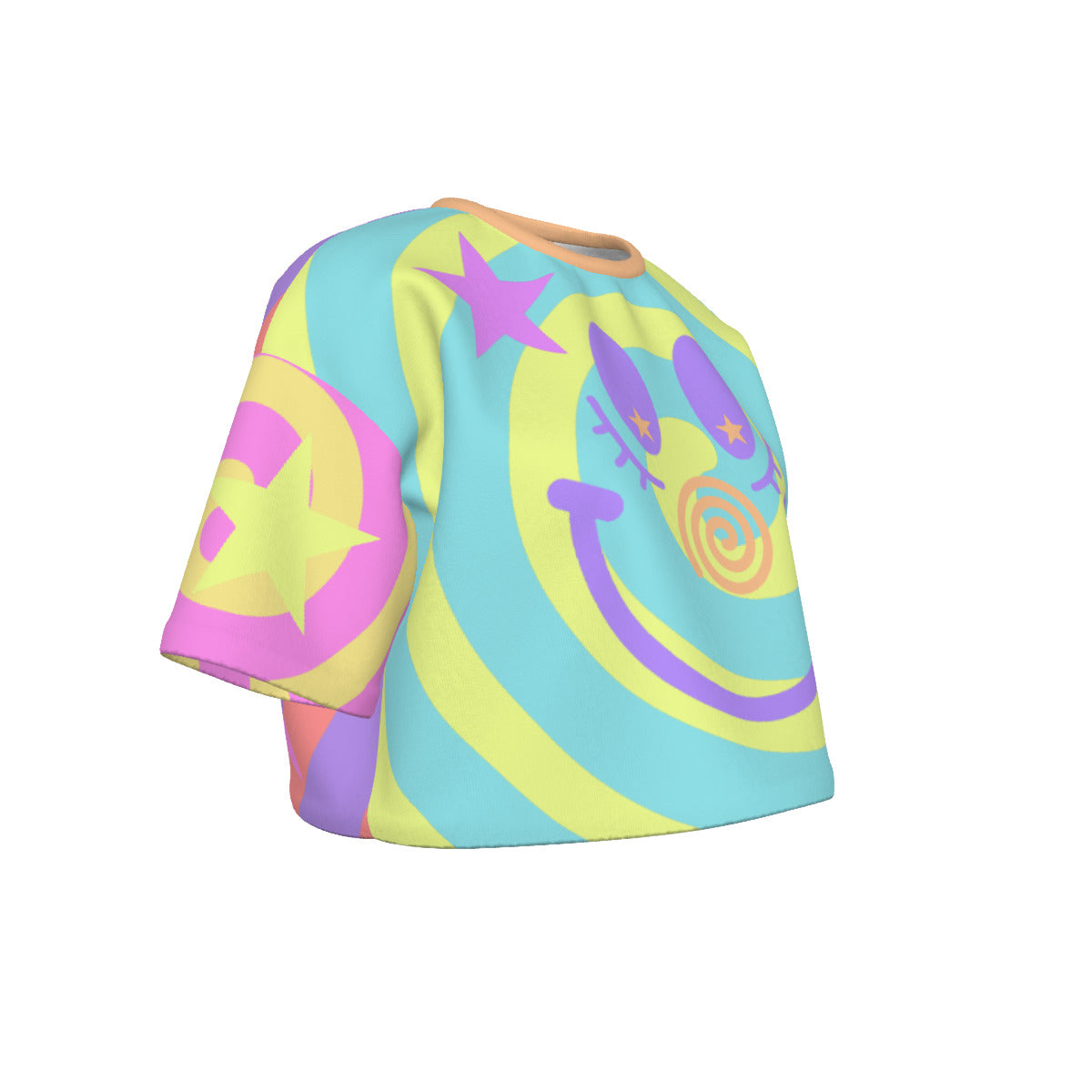 Pastel Clowny Cropped Tshirt