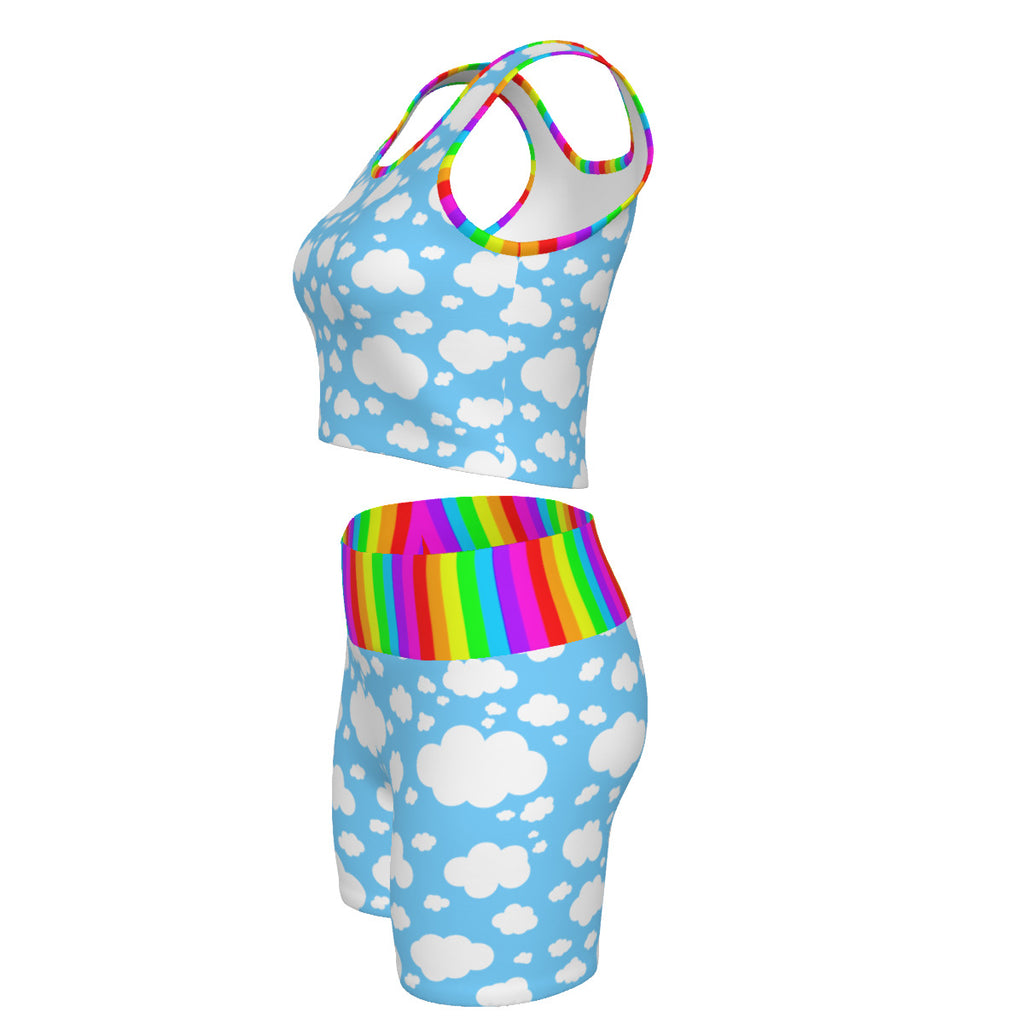 Cloudy Rainbow Safety Set