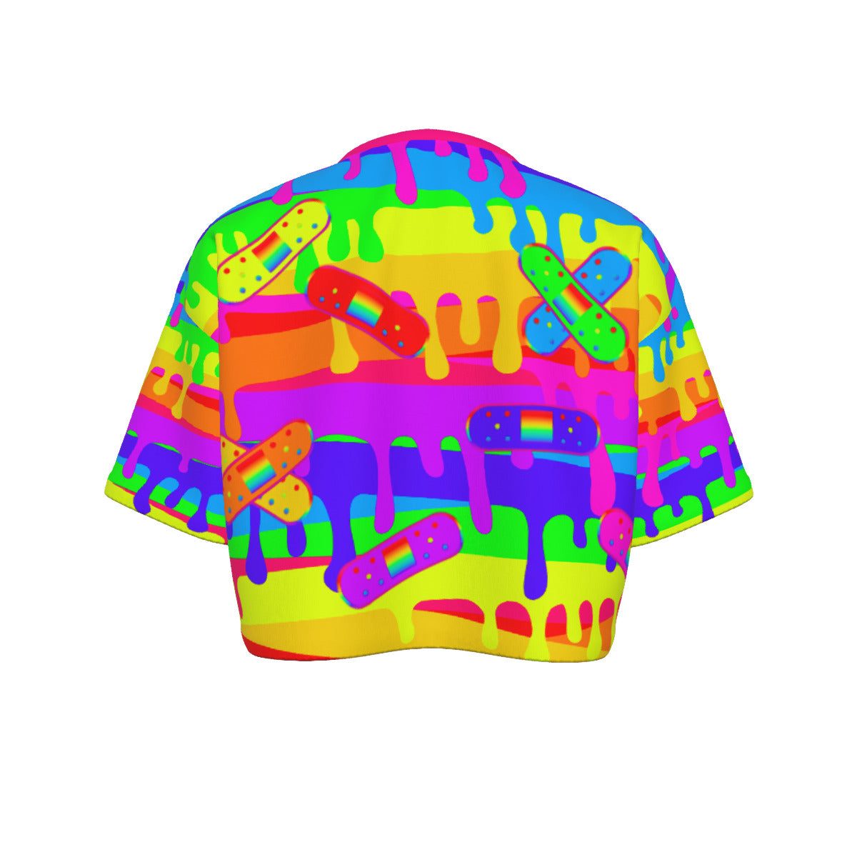 Bloody Rainbow Cropped Tshirt