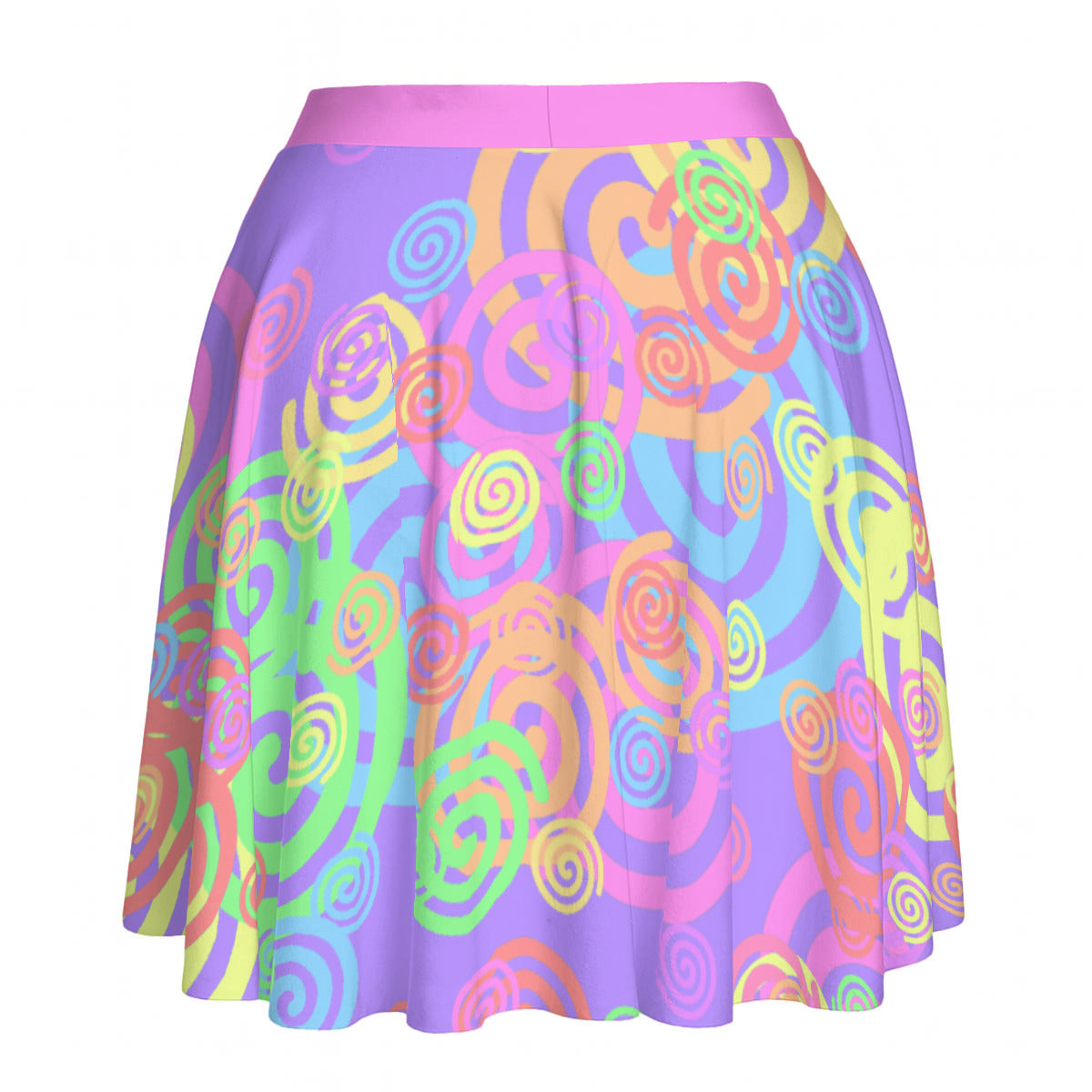 Pastel Spiralling Skirt