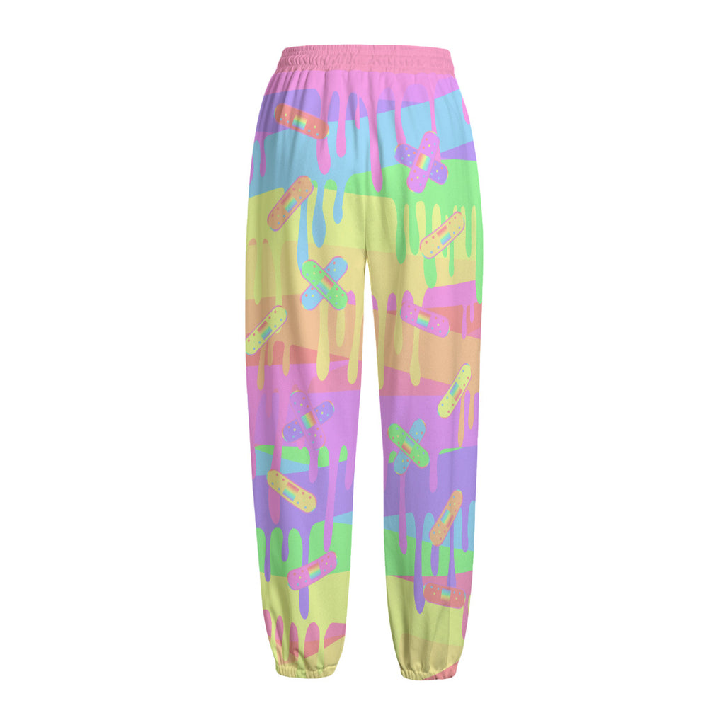 Pastel Bloody Rainbow Fleece Pants
