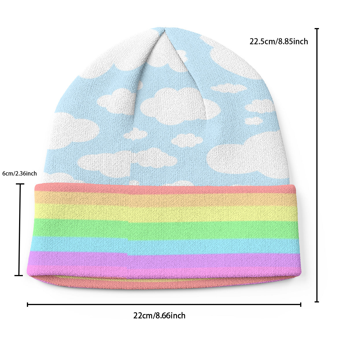 Pastel Head In The Clouds Beanie