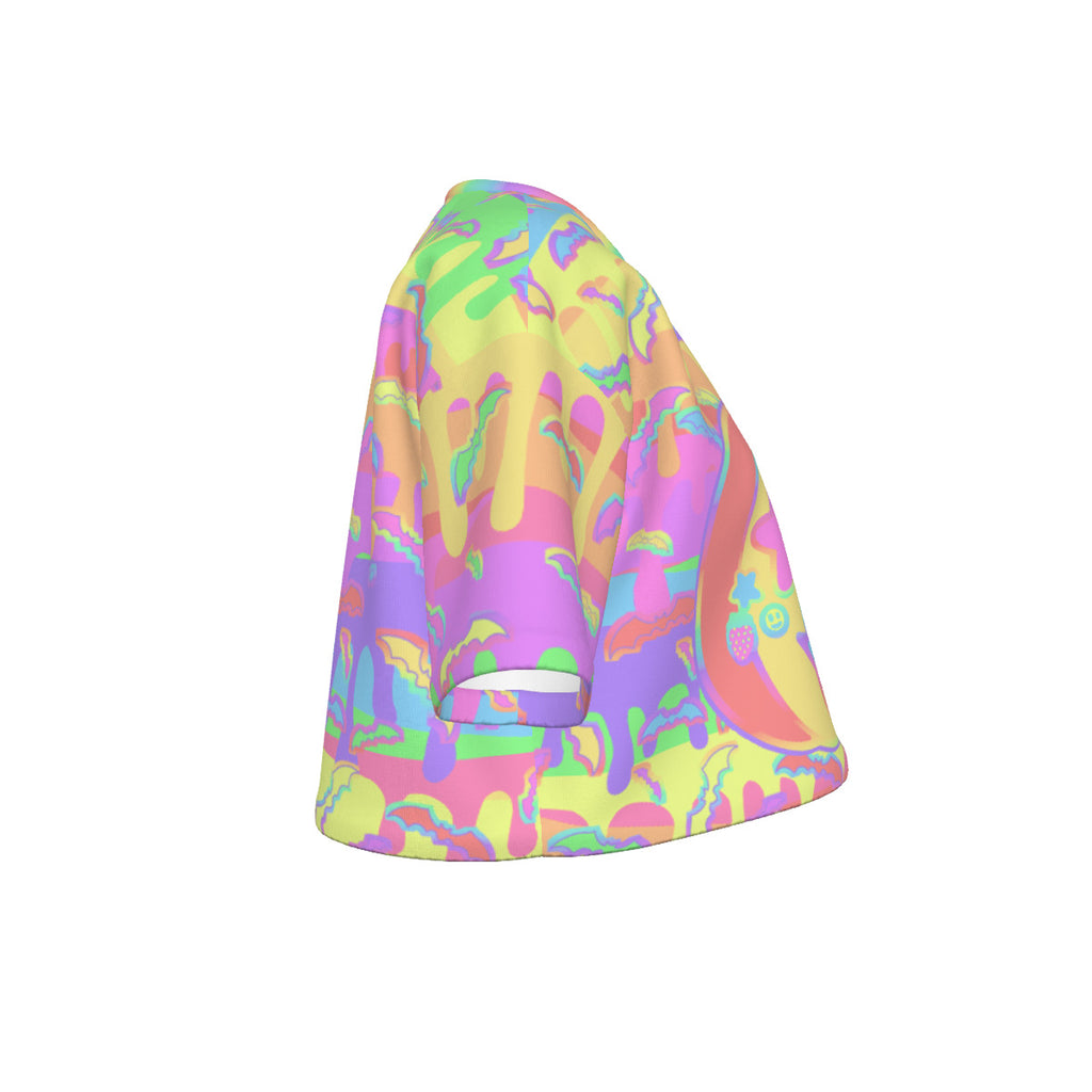 Pastel Halloween Cropped T-shirt