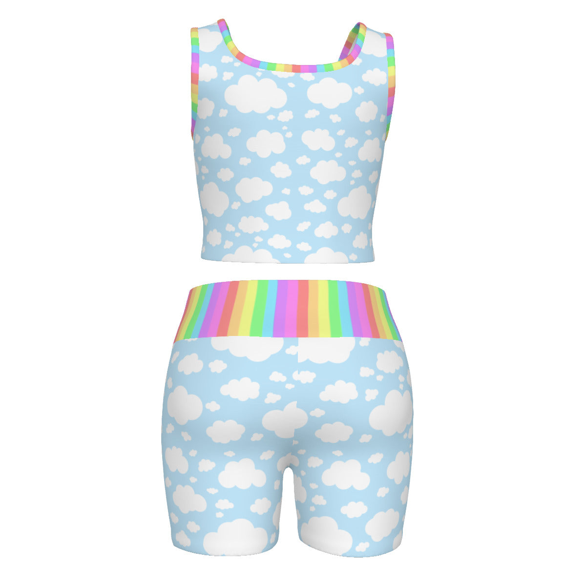 Pastel Cloudy Rainbow Safety Set