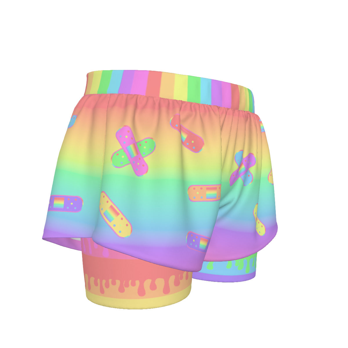 Pastel Band-Aids Double Shorts