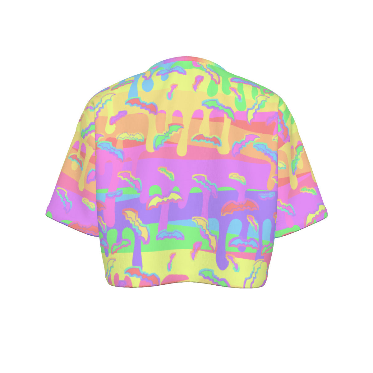 Pastel Halloween Cropped T-shirt