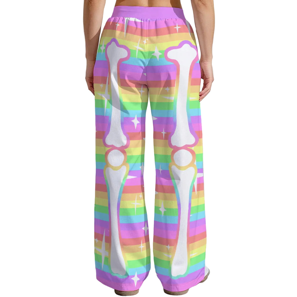 Pastel RainBones Wide Pants