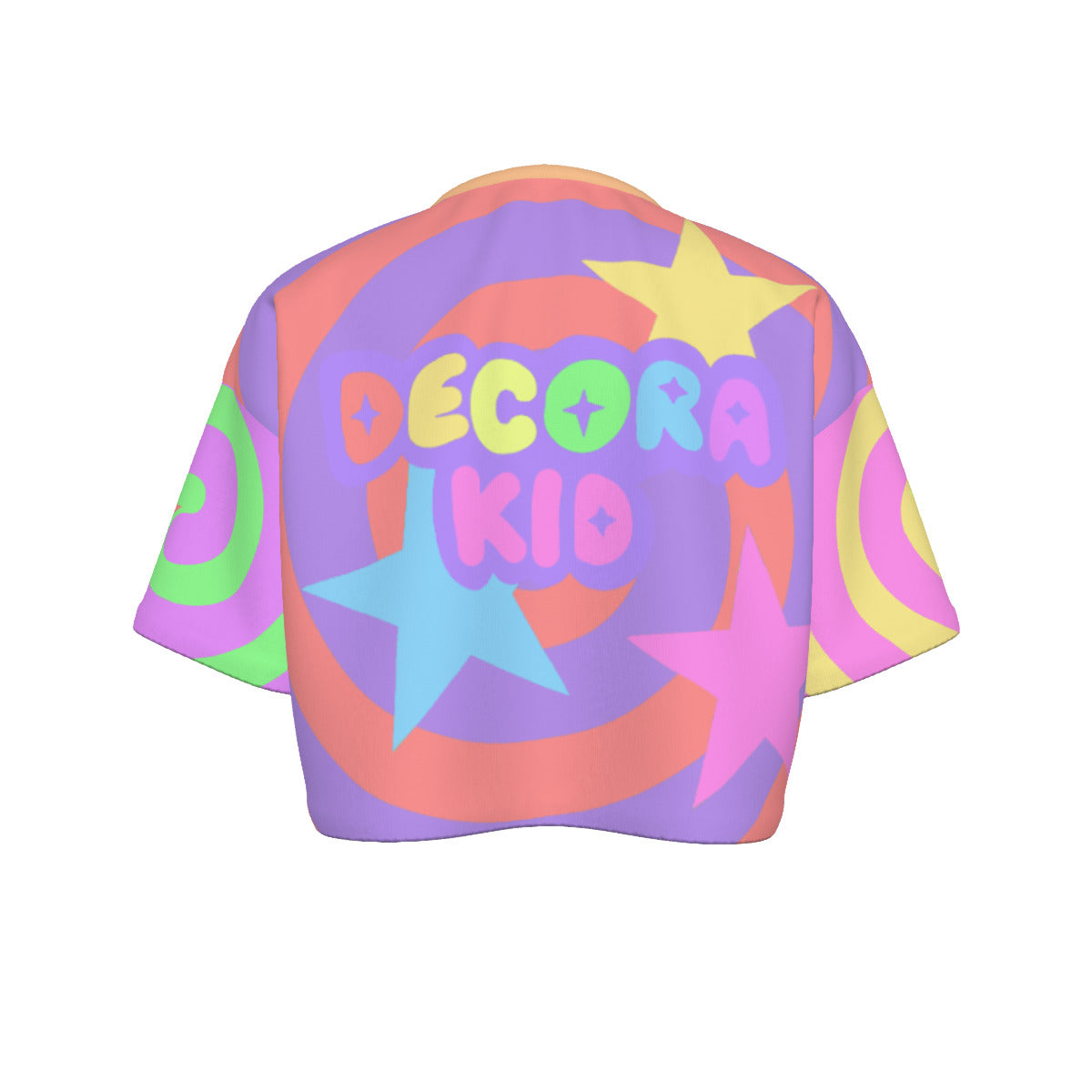 Pastel Clowny Cropped Tshirt