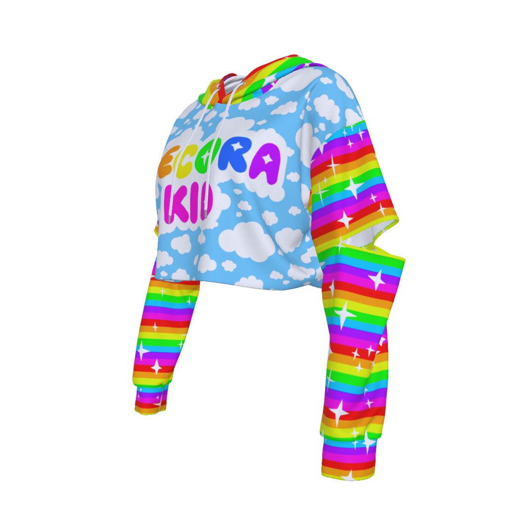 DECORA KID Sleeves Cut Out Sweater