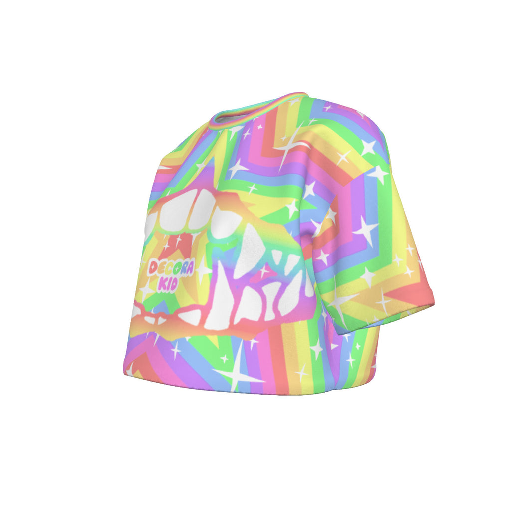 Pastel Jaw-Dropping Cropped Tshirt