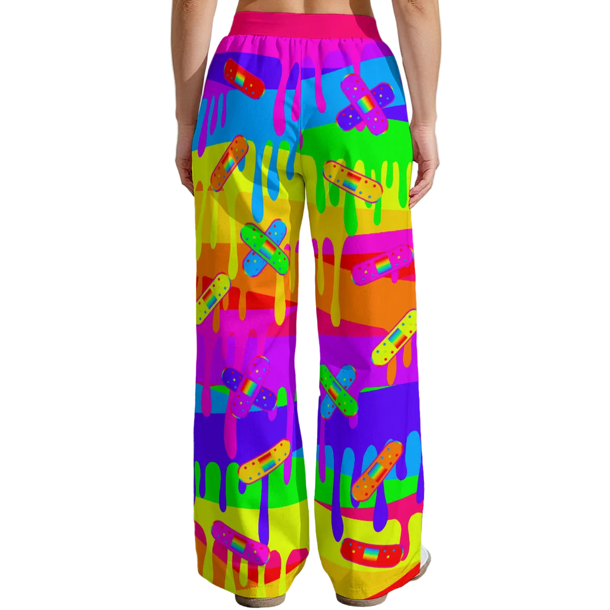Bloody Rainbow Wide Pants