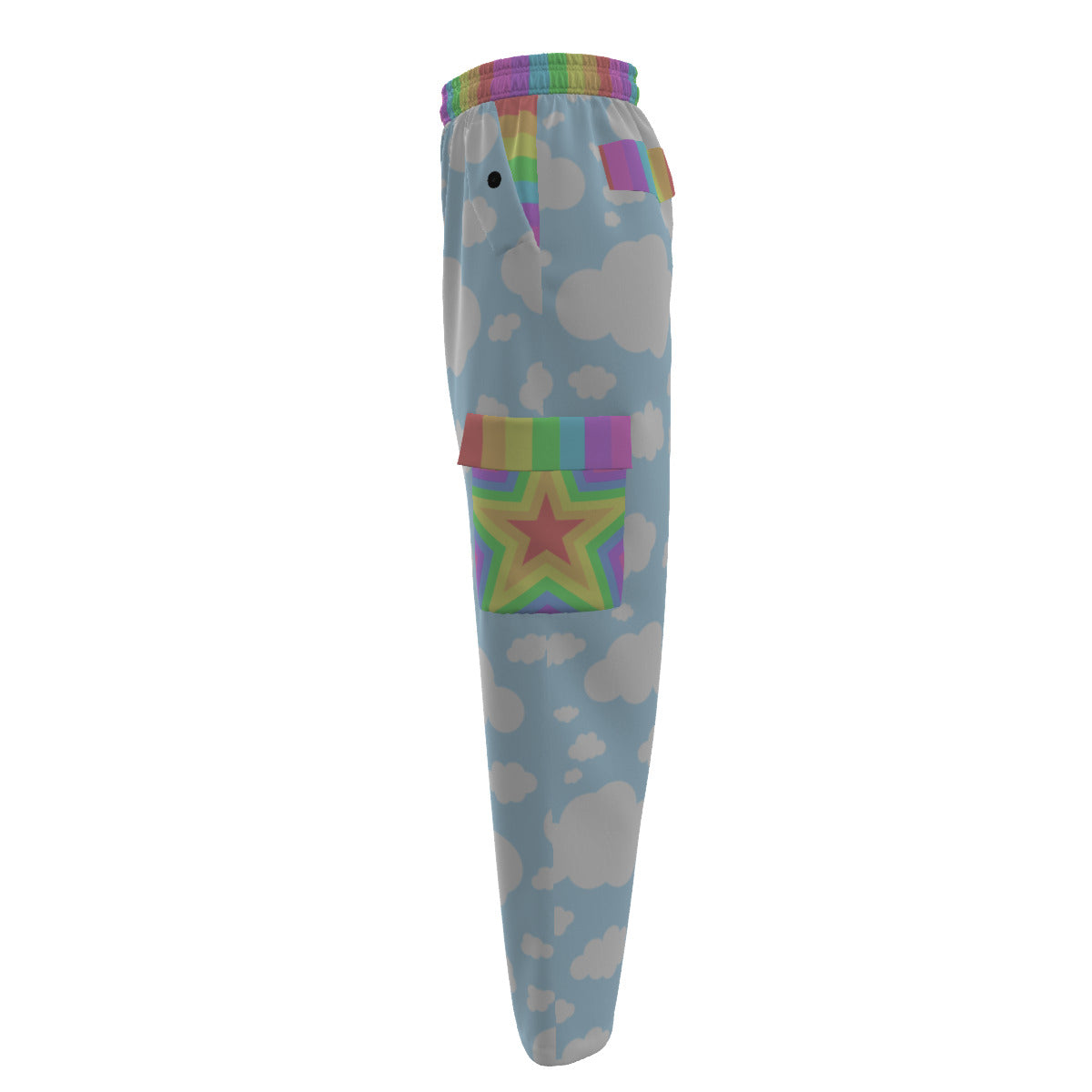 Pastel Cloudy Rainbow Cargo Pants