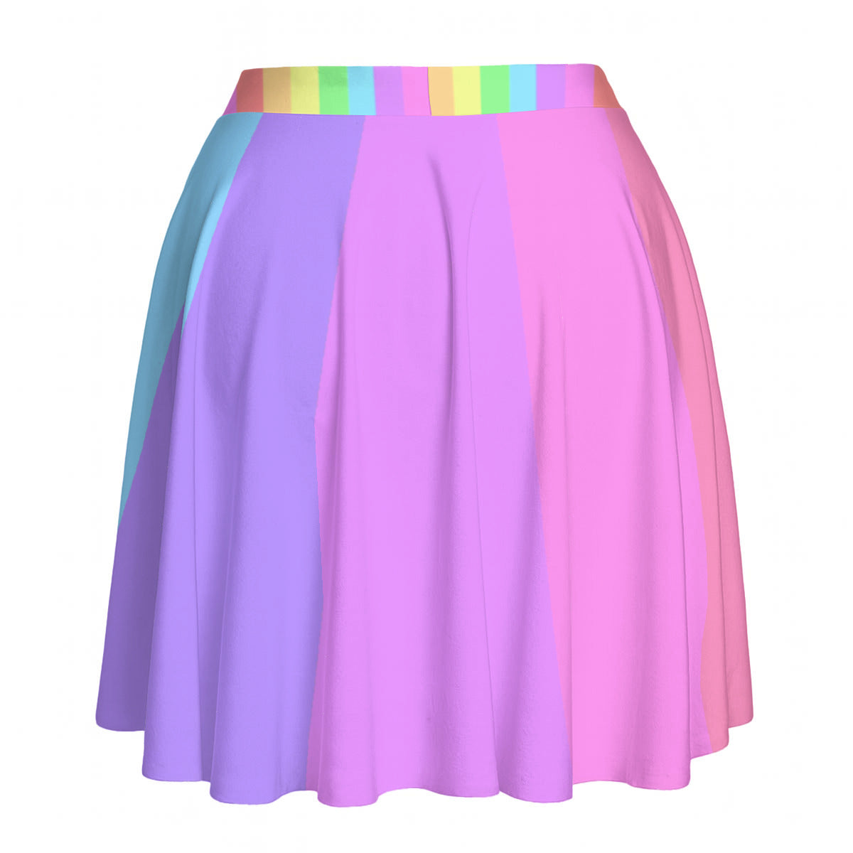 Pastel Color Wheel Skirt
