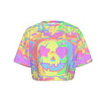 Pastel Halloween Cropped T-shirt