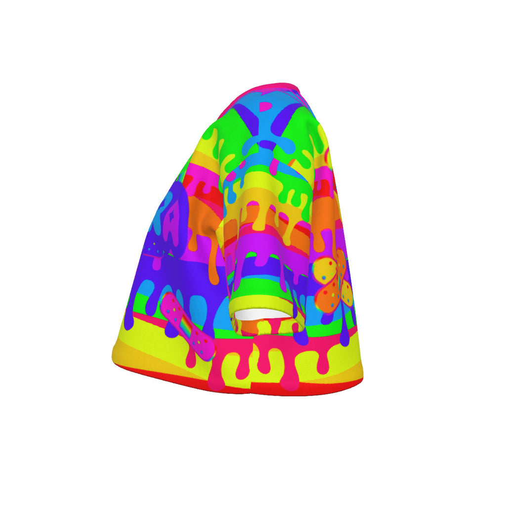 Bloody Rainbow Cropped Tshirt