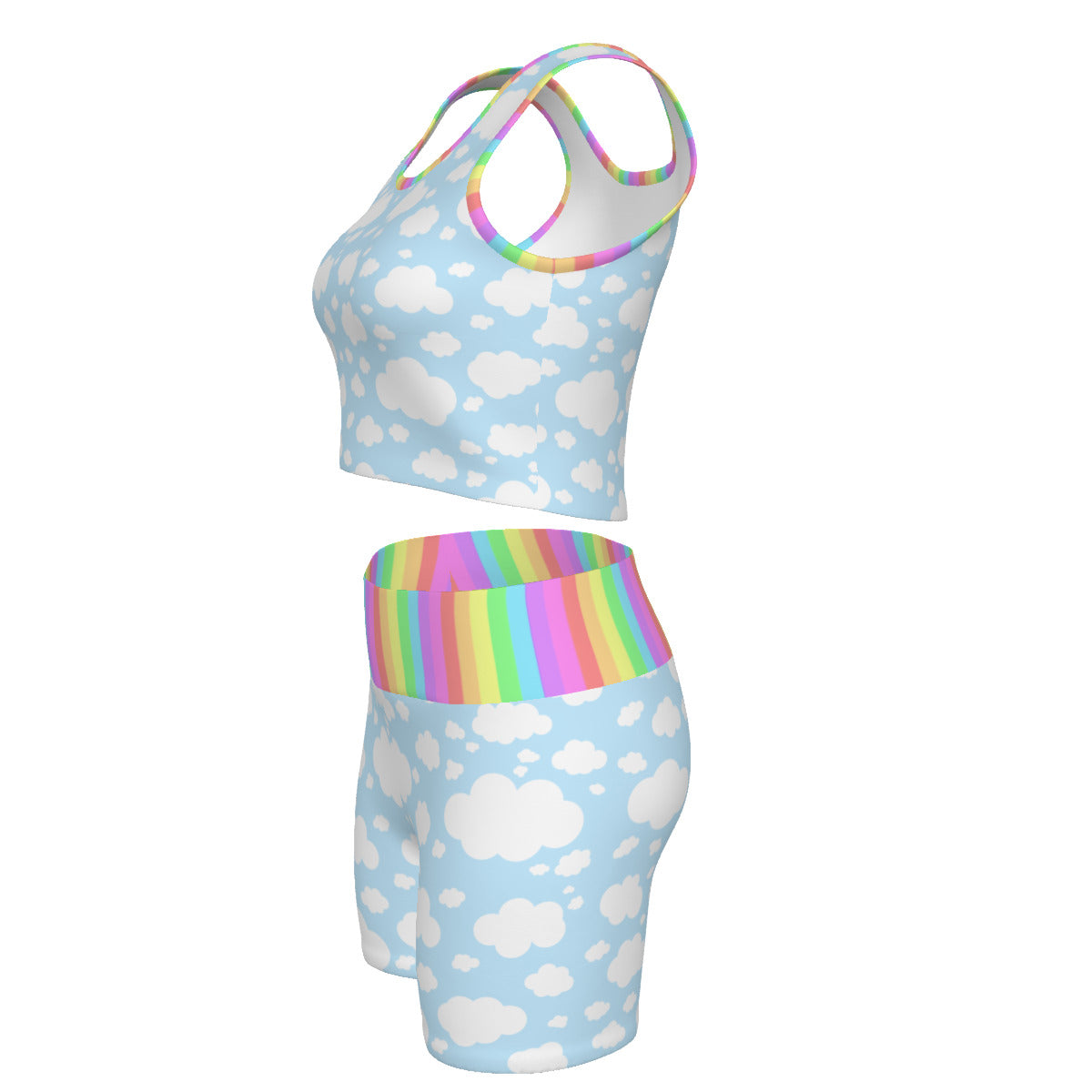 Pastel Cloudy Rainbow Safety Set