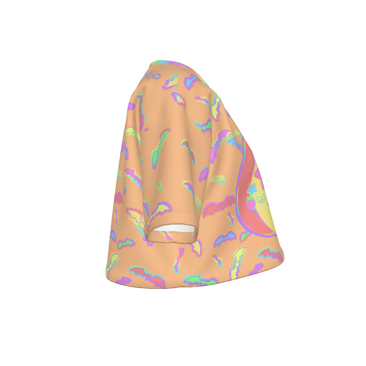 Pastel DECO-Pumpkin Cropped Tshirt