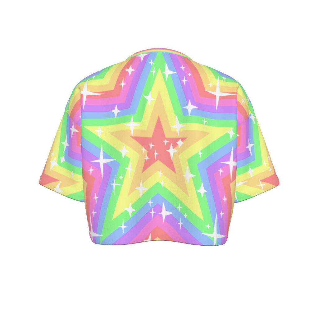 Pastel Jaw-Dropping Cropped Tshirt