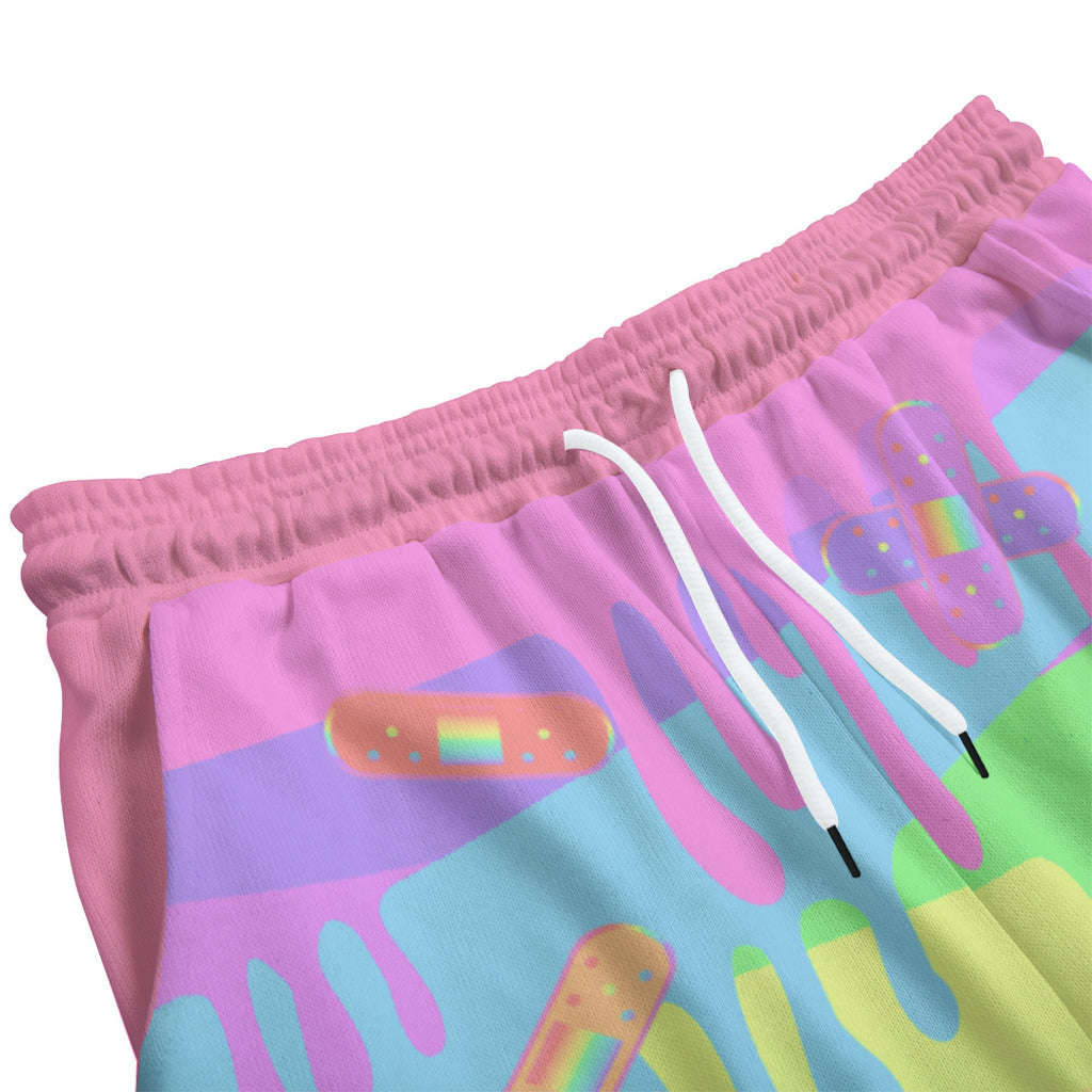 Pastel Bloody Rainbow Fleece Pants