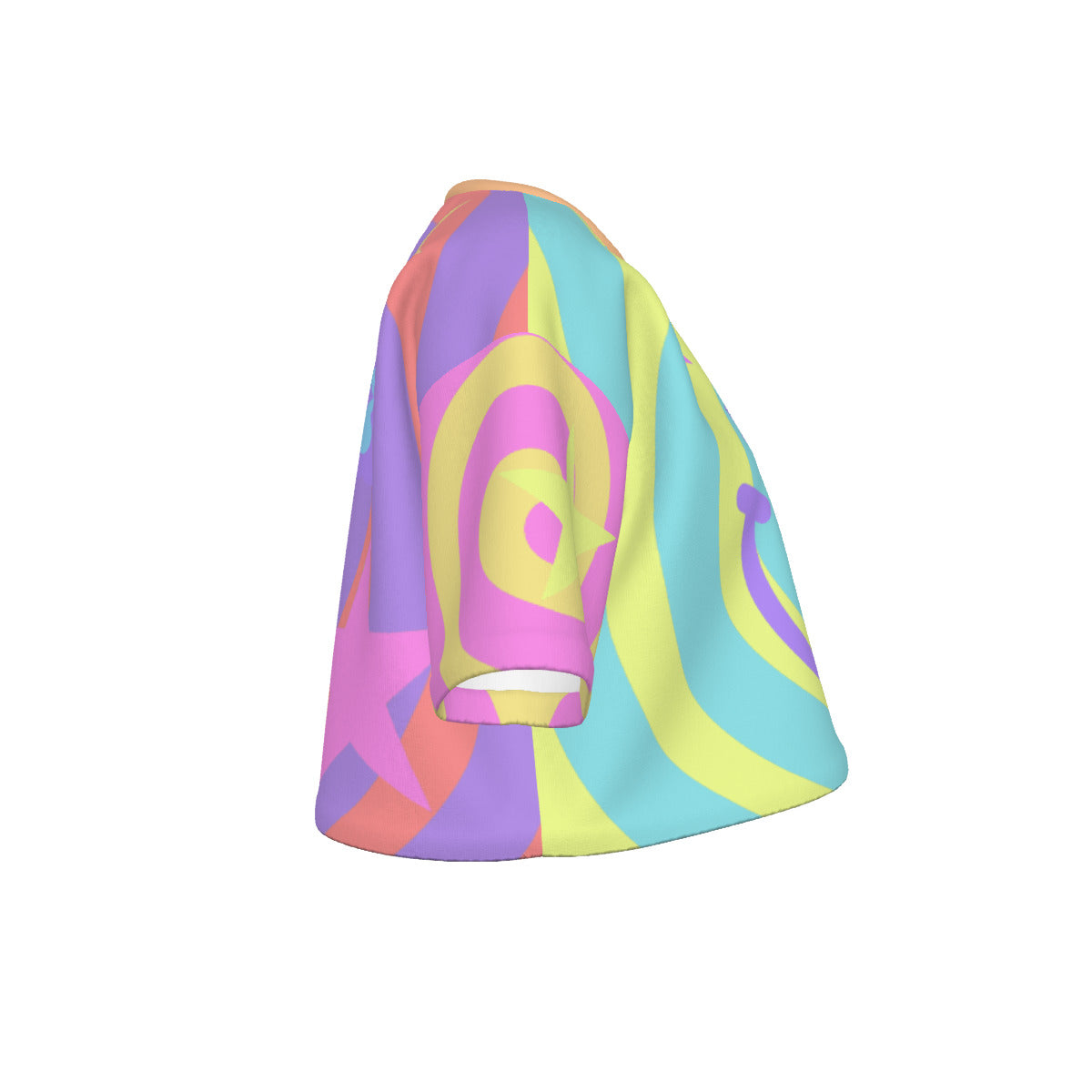 Pastel Clowny Cropped Tshirt