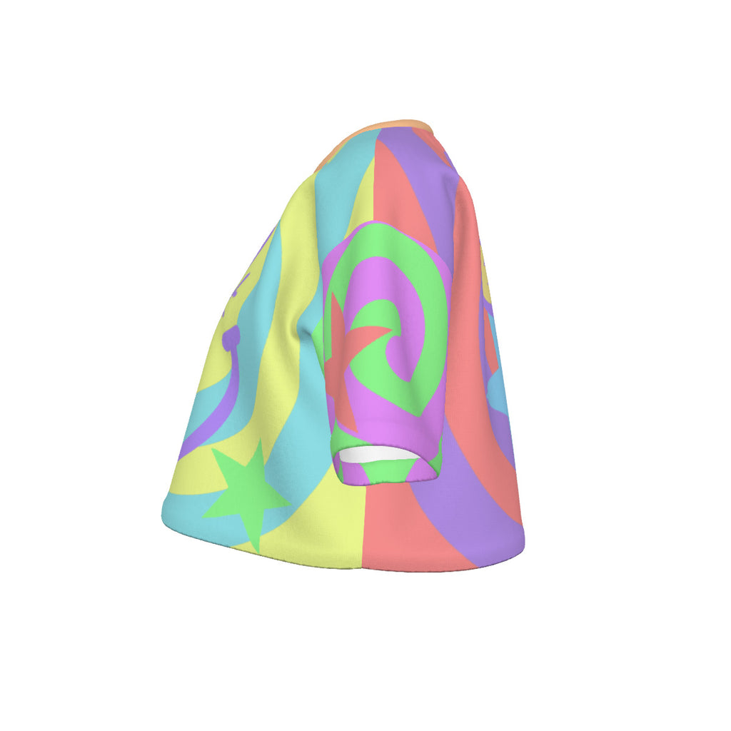 Pastel Clowny Cropped Tshirt