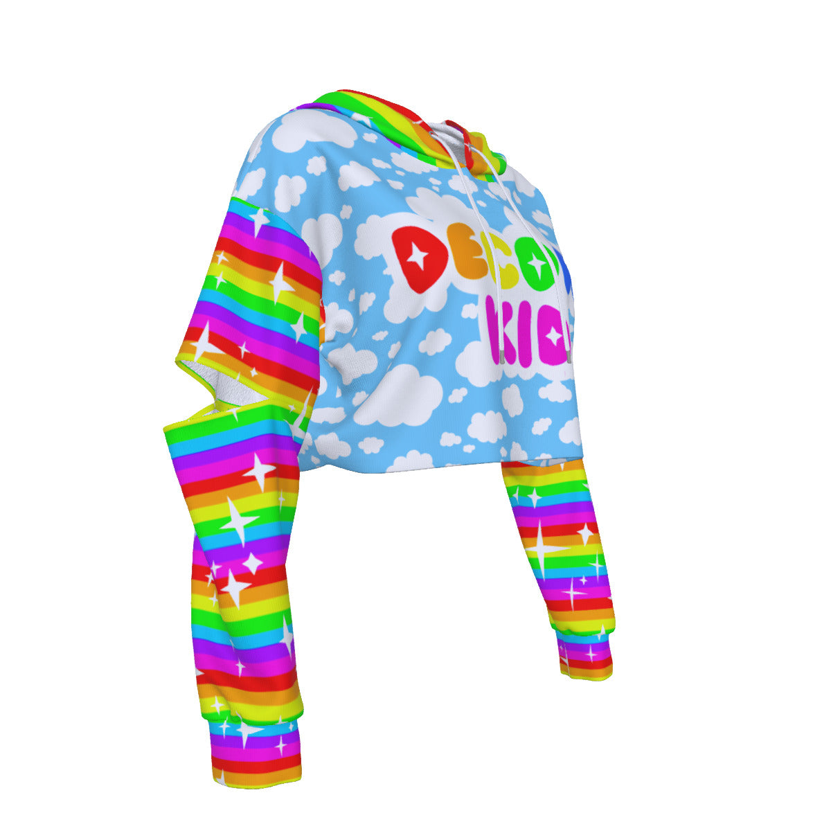 DECORA KID Sleeves Cut Out Sweater
